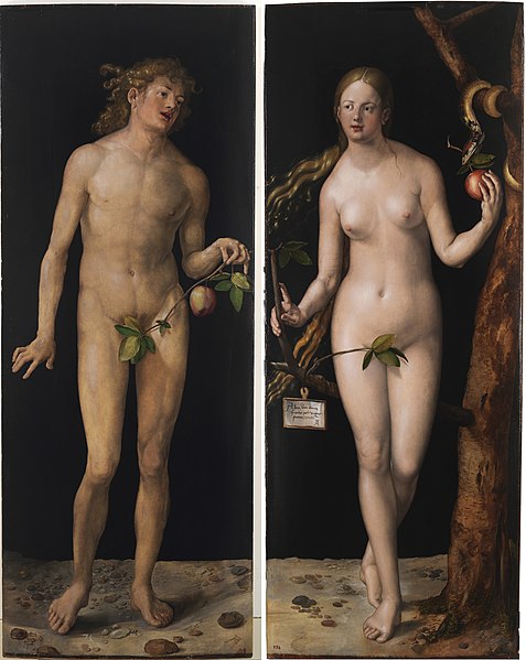 Adam i Eva_ Albrecht Duerer, 1507